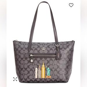Coach NY Stories Skyline Signature Taylor Tote